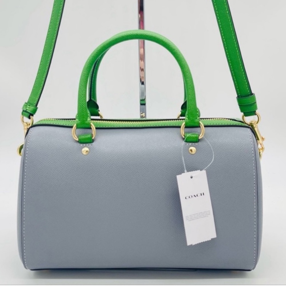 Coach Rowan Satchel Crossbody In Colorblock - Picture 11 of 12